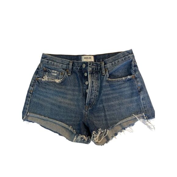 AGOLDE Parker Shorts 100% cotton women's size 27 A026C-1141 - Picture 1 of 5